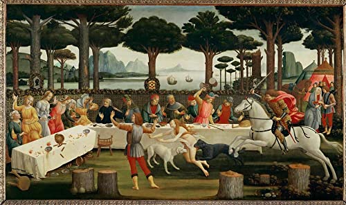 Sandro Botticelli Nastagio Degli Honesti III toile pour salon élégant