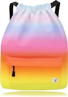 Risefit Waterproof Drawstring Bag, Gym Bag Sackpack Sports Backpack for Men Women