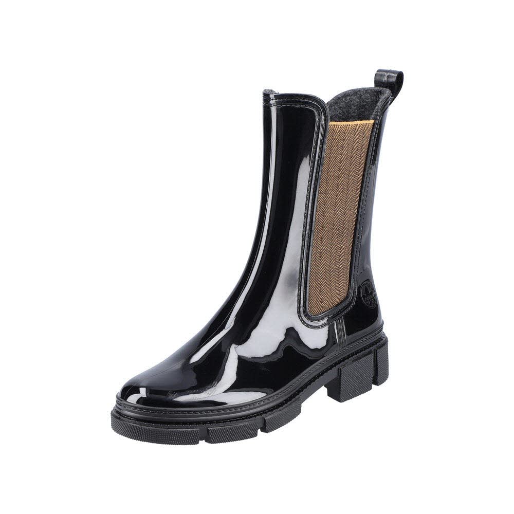 Rieker Women's P8550 Fashion Boots, black, 3.5 UK