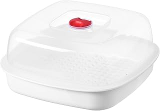 Microwave Steamer Household Microwave Bowl with Lid for Rice Leftovers Ramen Square|Home & Garden|Kitchen Dining & Bar|Kitchen Tools & Gadgets|Microwave Cooking Gadgets