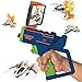 SHARPER IMAGE Augmented Virtual Reality Toy Blaster, Complete Video Gaming System, Connects to Smartphone via Bluetooth, Use with Free AR App, Games for Teens and Kids, Lime Green/Blue/Orange
