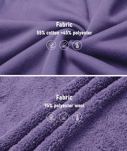 Image of SCODI Hoodies for Men Heavyweight Fleece Sweatshirt - Full Zip Up Thick Sherpa Lined Hooded Sweatshirts