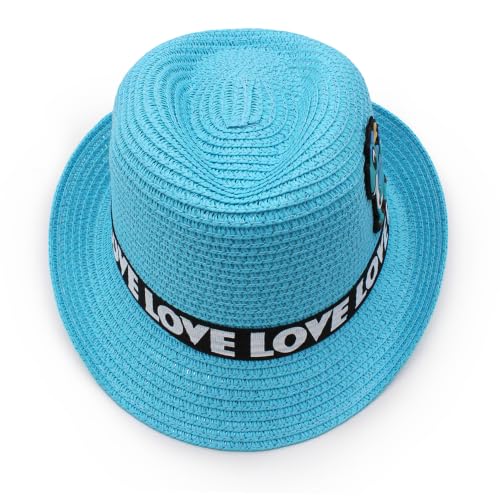 Image of VRITRAZ Baby Boy's and Girl's Kids Children Cute Printed Cartoon Gift Summer Fancy Dress Straw Fasion Hat Cap 1
