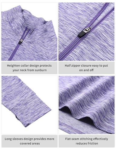 Image of Cucuchy Womens V Neck Golf Polo Shirts Moisture Wicking Sports Workout Tops