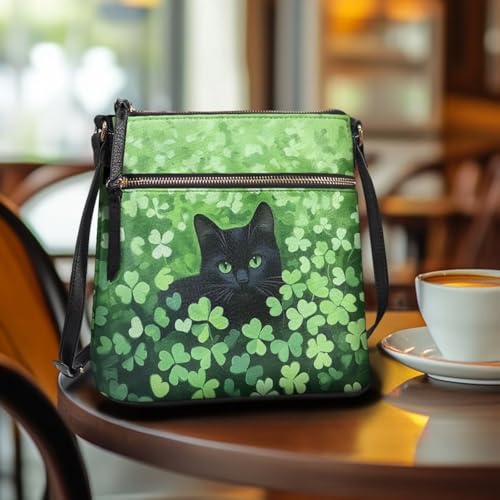 Image of Leather Purses for Women, Leather Hobo Bags for Women Travel Sling Purse Triple Zippered Pockets Shoulder Bag