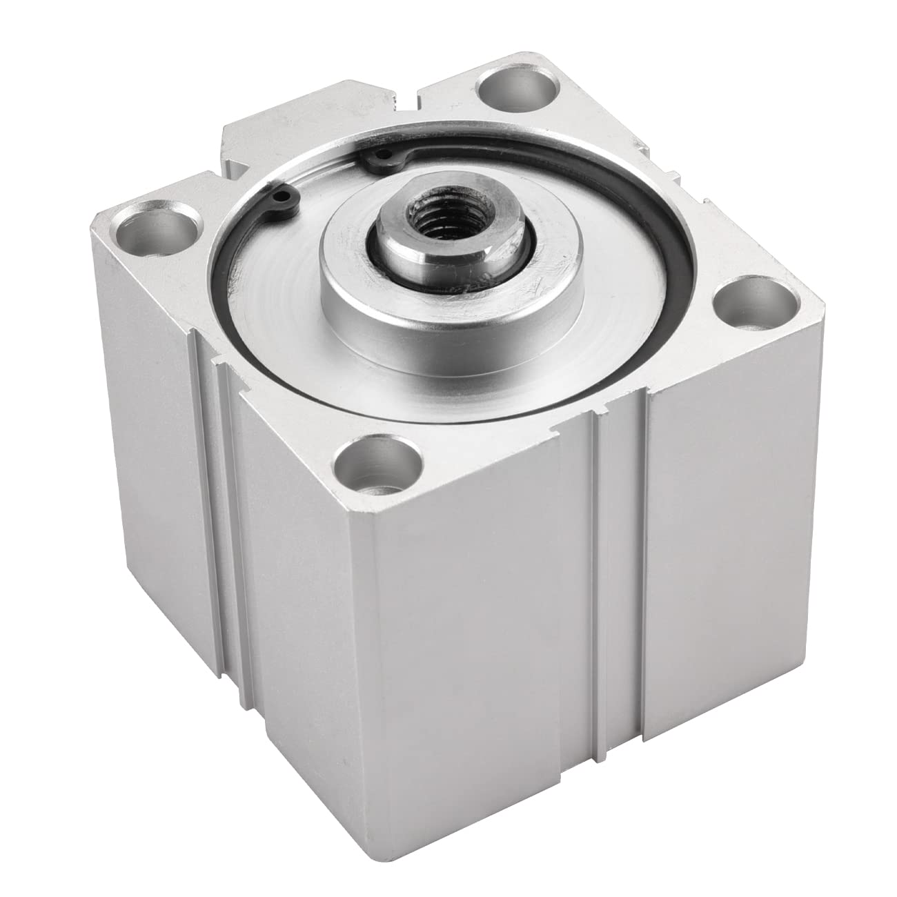 Heschen Alluminio Pneumatico Compatto Cilindro dell' Aria SDA 80 – 40 Alesaggio: 80 mm; Corsa: 40 mm 3/8 PT Port Dimensioni Doppio Effetto
