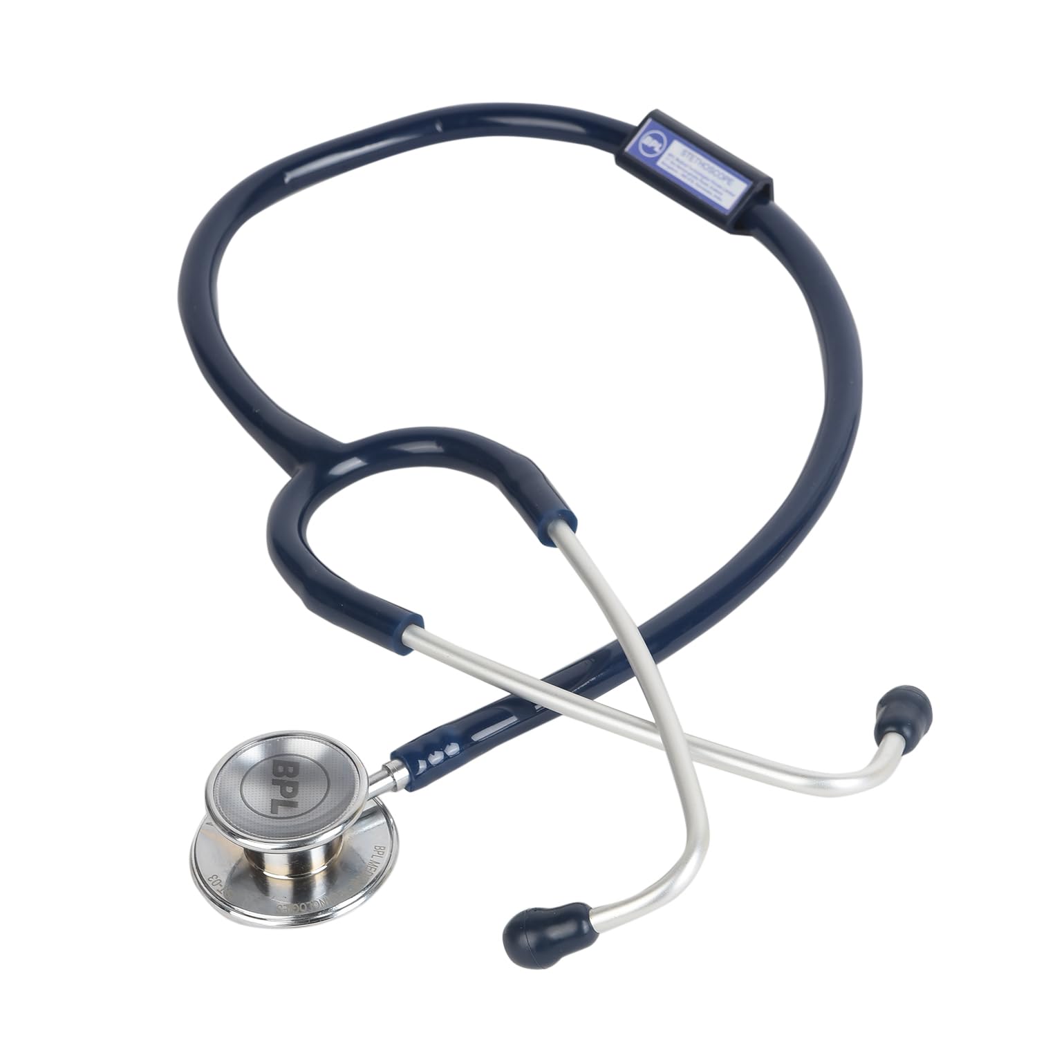 Medical Technologies ST-03 Brass Dual Adult Chest Piece Stethoscope|High Acoustic Level, Versatile Chestpiece for Adult & Pediatric Use|Medical Instrument for Auscultation - Blue