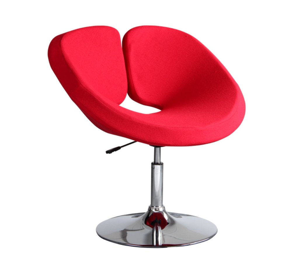 International Design USA Pluto Adjustable Leisure Chair, Red