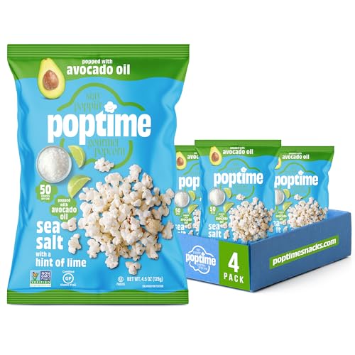 Poptime Popcorn Bags – Sea Salt Popcorn With a Hint