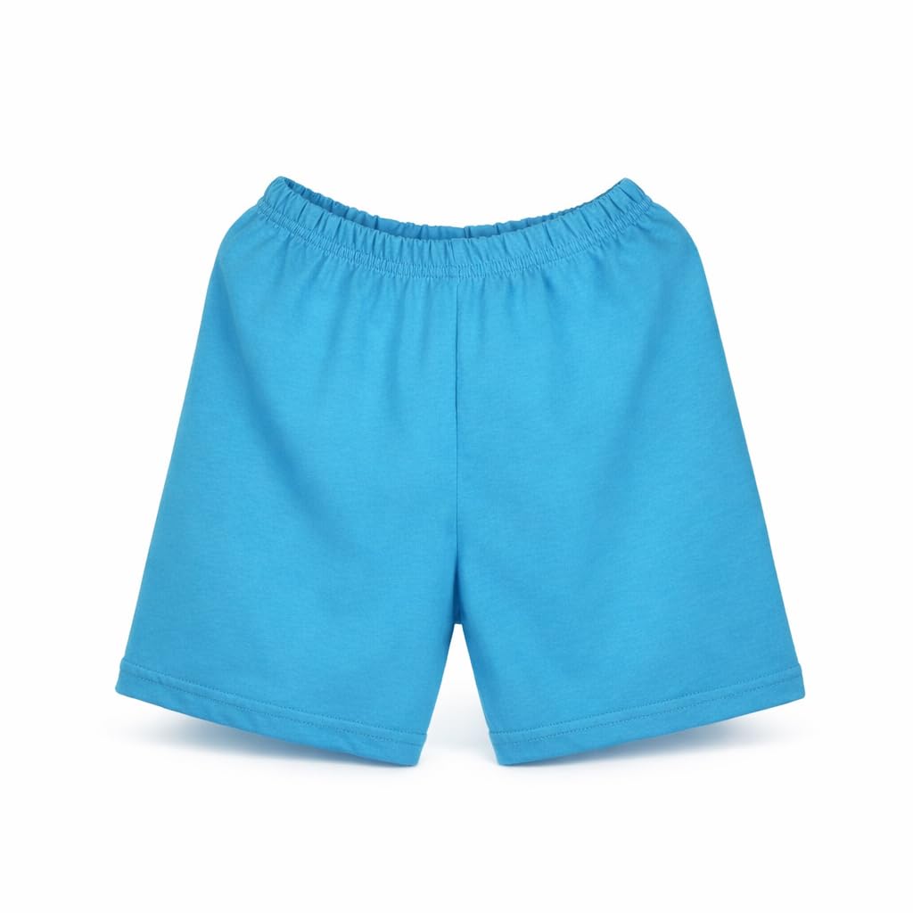 Schlafanzug Junge Kurzarm | 100% Baumwolle | Pyjama Junge Sommer | Nachtwäsche | Pyjama Set | Schlafanzug Kurz | Blau | Zweiteiliger Schlafanzug
