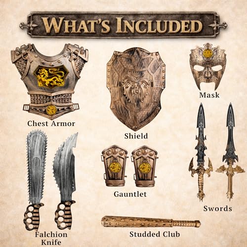 Disfraz Infantil de Caballero Medieval con Accesorios miniatura 3