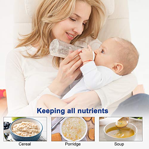 Baby Bottle Warmer | Bottle Sterilizer | Fast Baby Food Heater&Defrost BPA-Free Warmer with Smart Temperature Control for Infant Breast Milk and Formula - Thumbnail 5