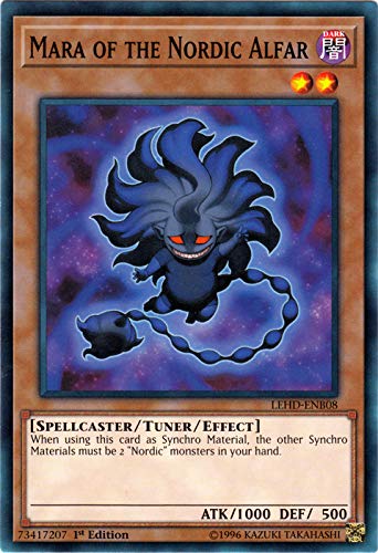Yu-Gi-Oh! - Mara of The Nordic Alfar - LEHD-ENB08 - Common - 1st Edition - Legendary Hero Decks - Aesir Deck