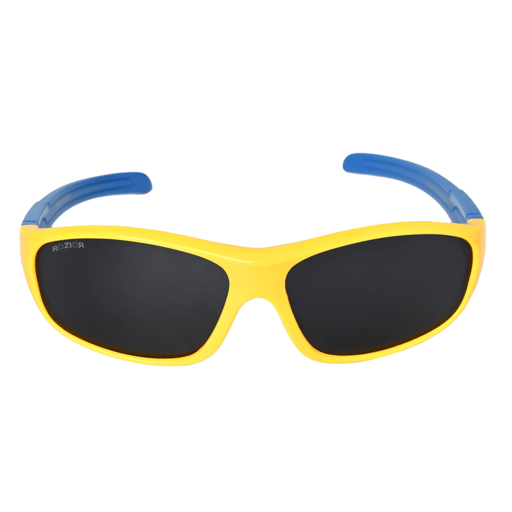 ROZIOR Unisex Child Kid'S Sports Polarization Sunglasses Yellow Frame, Yellow Lens (Small) - Pack Of 1 - Image 2 thumbnail