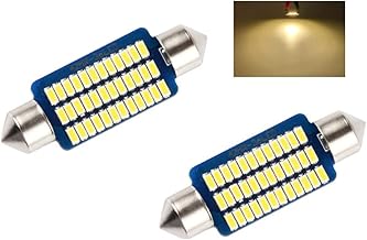 T10 41mm - 42mm LED Room Lamp, Bulb Color, Warm White, Warm White, Light Yellow, T10, 41, 42 LED, Car Lamp, Interior Light, Trunk Room, License Lamp, Universal LED Bulb, LED Bulb, 12V Car, C5W