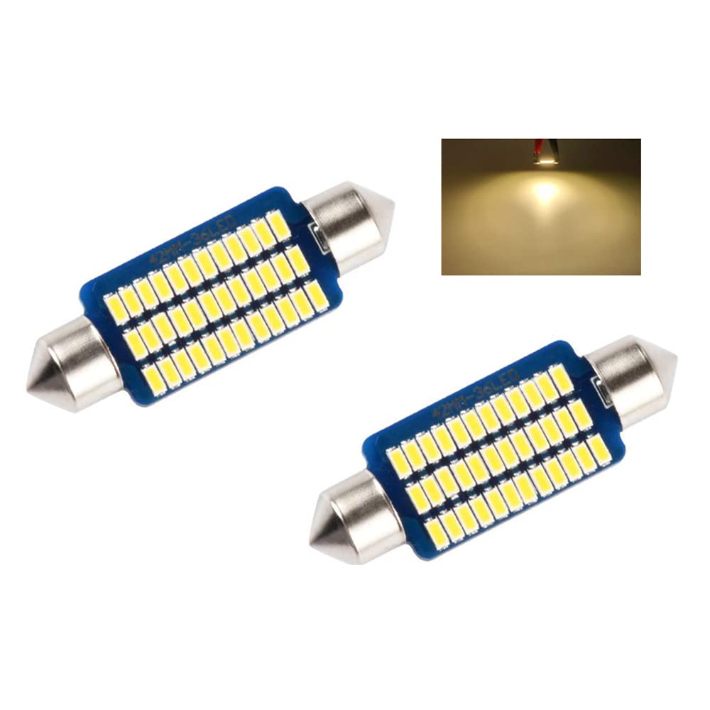 Amazon | Futwod T10 41mm - 42mm LED ルームランプ 電球色 ウォーム