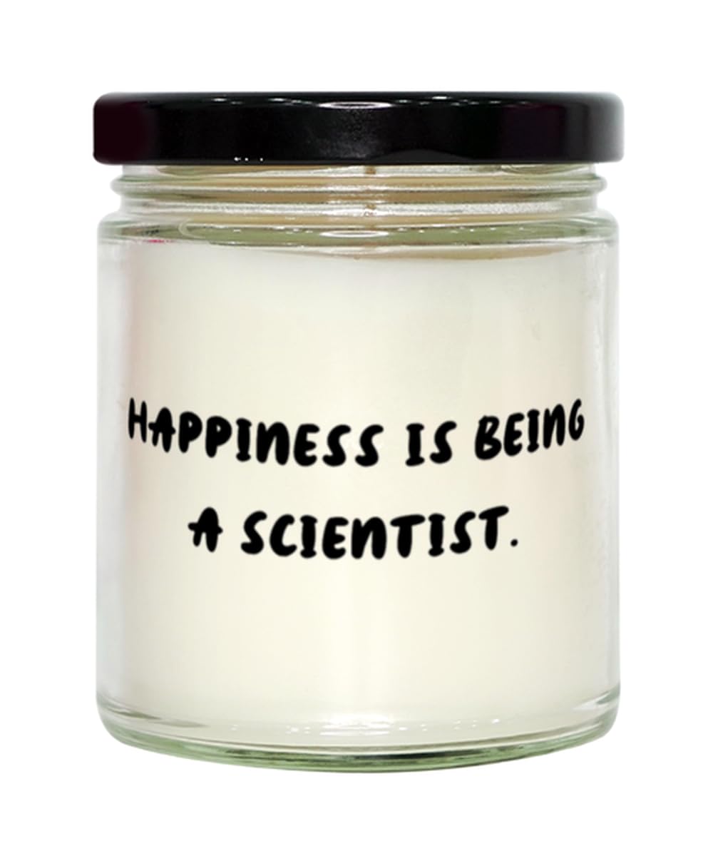 Unique Scientist Gifts, Happiness is Being a Scientist, Funny Scent Candle for Friends from Colleagues, Scientist Love Candle, Scientist Love Scent, Scientist Love Candle Gift, Candle Scientist Love