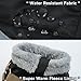 PUMYPOREITY Hundemantel Wasserdichter, Hundepullover Reflektierender Hundejacken Winterweste für Kleine Mittelgroße Hunde Mit Geschirr & D-Ringen Warm Hundekleidung für Kaltes Wetter(Schwarz, S)