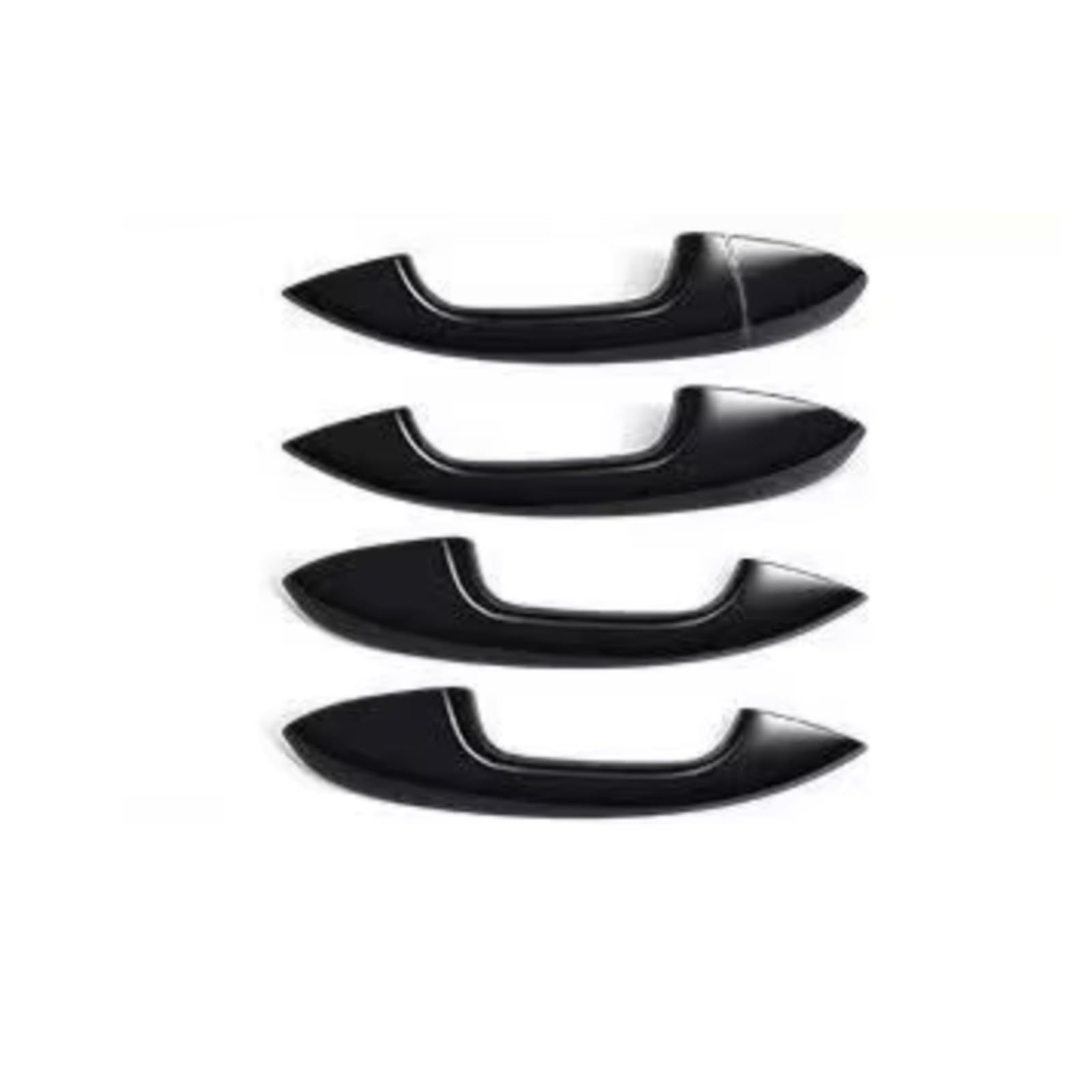 Zcxfdthf Black Door Handle Covers Part Compatible With Benz For W205 2015-2021 For W213 2016-2023 Car Door Handle Cover Exterior Trim Set Accessories(Black)