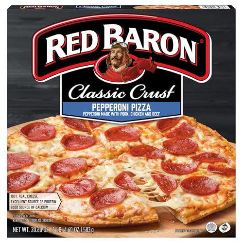 Red Baron, Classic Pepperoni Pizza, 20.60 oz (Frozen)