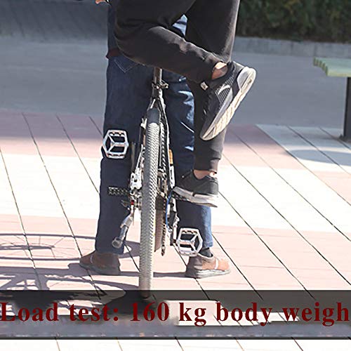 image for YILE 2Pcs 3/8 inch-26 Teeth Aluminum Alloy Bike Pegs Non-Slip Lead Foo