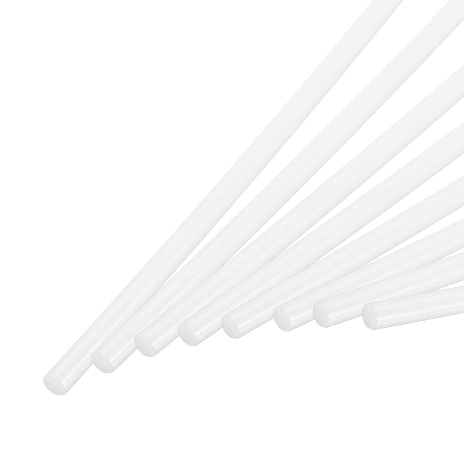 QUARKZMAN Barra Rotonda Solida In Plastica ABS 5mm x 400mm Bianca Per Materiale Modellistico Fai Da Te, Realizzazione Modelli Architettonici, Tavolo Sabbia Fai Da Te, Confezione Da 30.