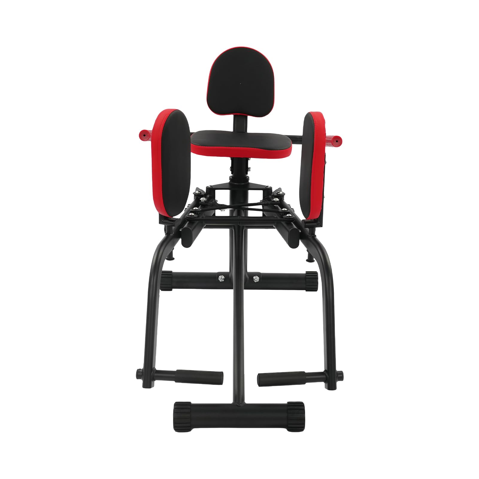 Abduktoren und Adduktoren Trainer, 2 in 1 Hüfttrainer für Zuhause | 70 bis 76 cm höhenverstellbar, Stahlrahmen, Sitz und Rückenlehne gepolstert, 88 x 27 cm, Home Gym