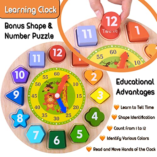 MONTESSORI MAMA Ultimate Toddler Puzzles Gift Pack | Montessori Toys for 1 Year Old and Up | Toddler Learning Toys and… - Image 4