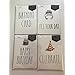 Amazon.com: 4 pack of Rae Dunn Birthday Cards, Large Letter, Celebrate ...