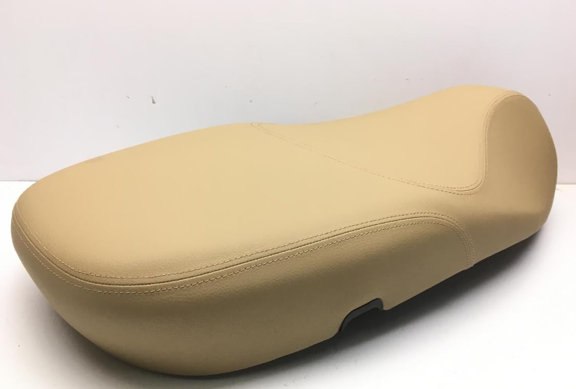 Selle complète originale beige avec fermeture éclair compatible avec Vespa Primavera 50 2013 2017 – Pièce de rechange OEM de haute qualité