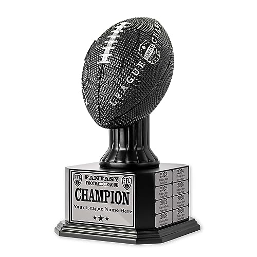 Image of TrophySmack 16-Year Perpetual Fantasy Football Trophy, Custom Engraved