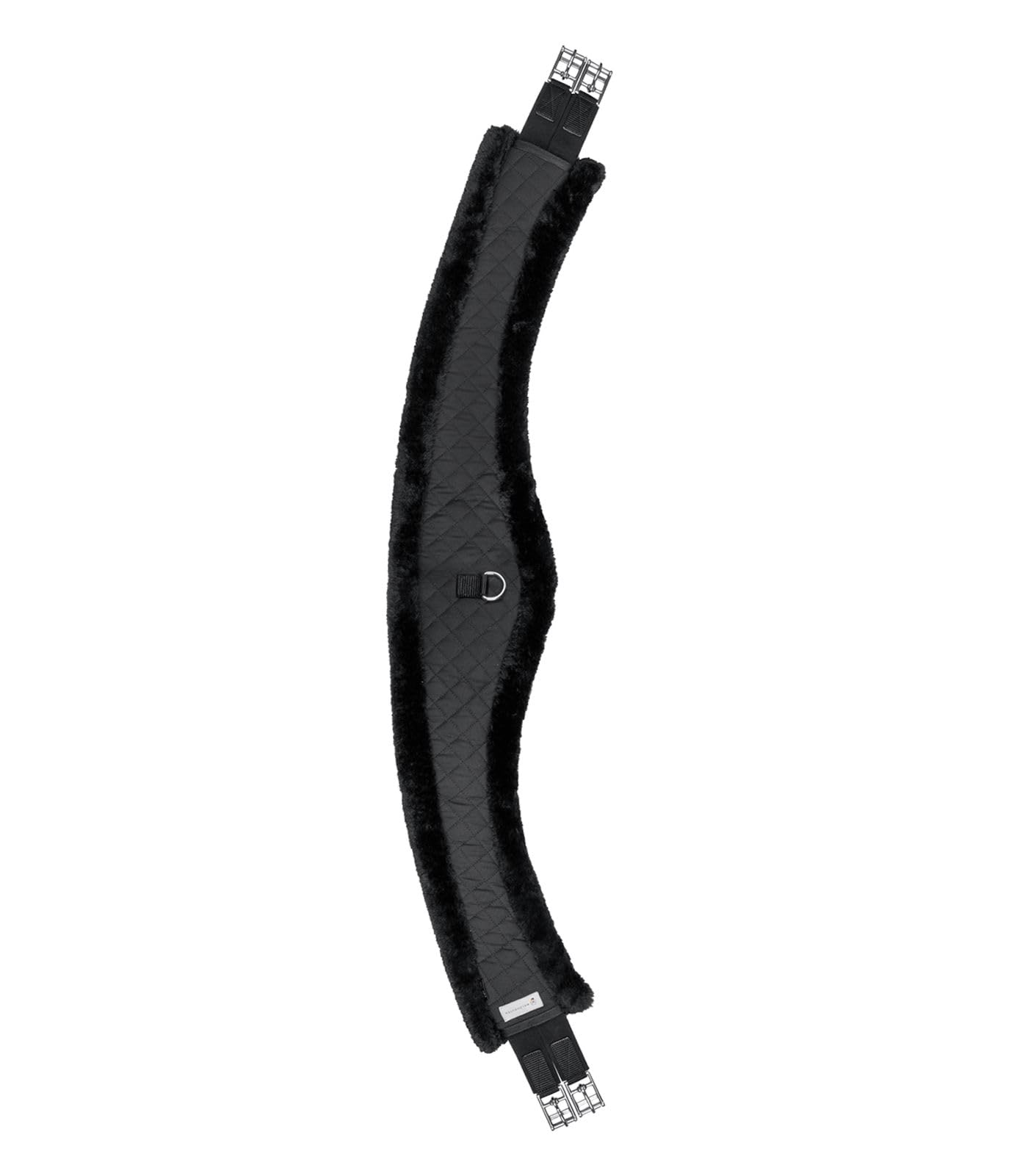 WALDHAUSEN Moon Long Strap with Teddy Fur, Black/Black, 135 cm โ image 1