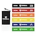 Iron Bull Strength Loop Resistance Bands (Set of 6) - Exercise Resistance Bands - 12-inch Loop Workout Band - Best for Stretching, Physical Therapy and Home Fitness - with Handy Carry Bag