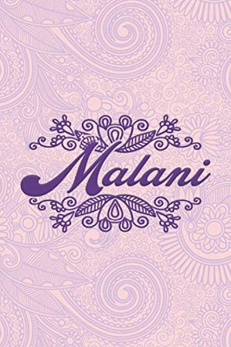 Malani - i'm Malani, nootbook: Ruled 6x9 -100 pages Ruled writing journal lined. diary. notebook "Malani", a notebook. this notebook for "Malani", ... name of "Malani" in the notebook cover.
