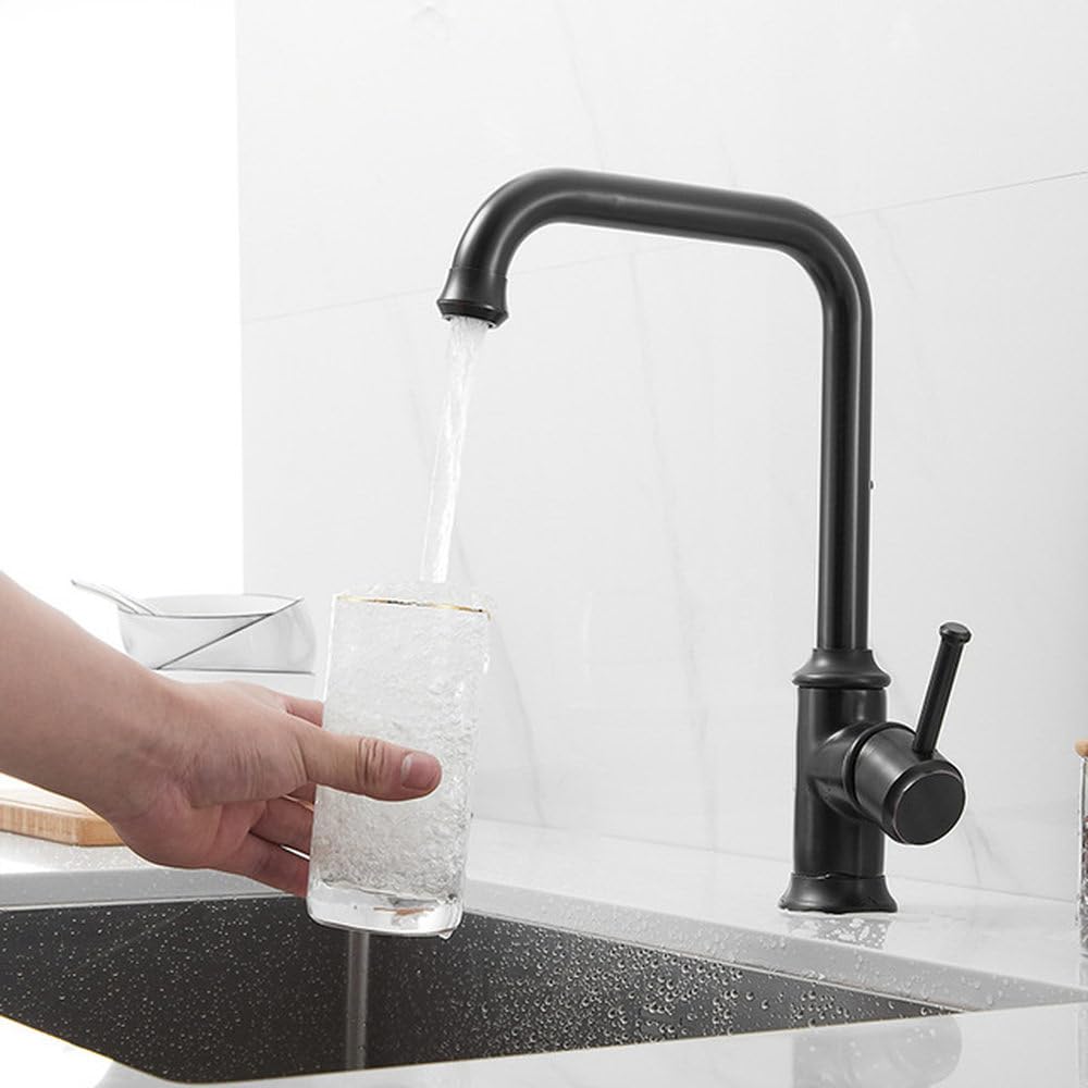 Mango de cerámica de la Cocina de latón Manja de cerámica Montaje del baño Basin Grifo 360 Gira la batidora grifos colfaucet Caliente, b de latón Antiguo, Beauty Comes