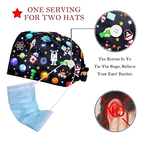 Casquettes de travail ajustables espace VERED pour stopper la transpiration - 2
