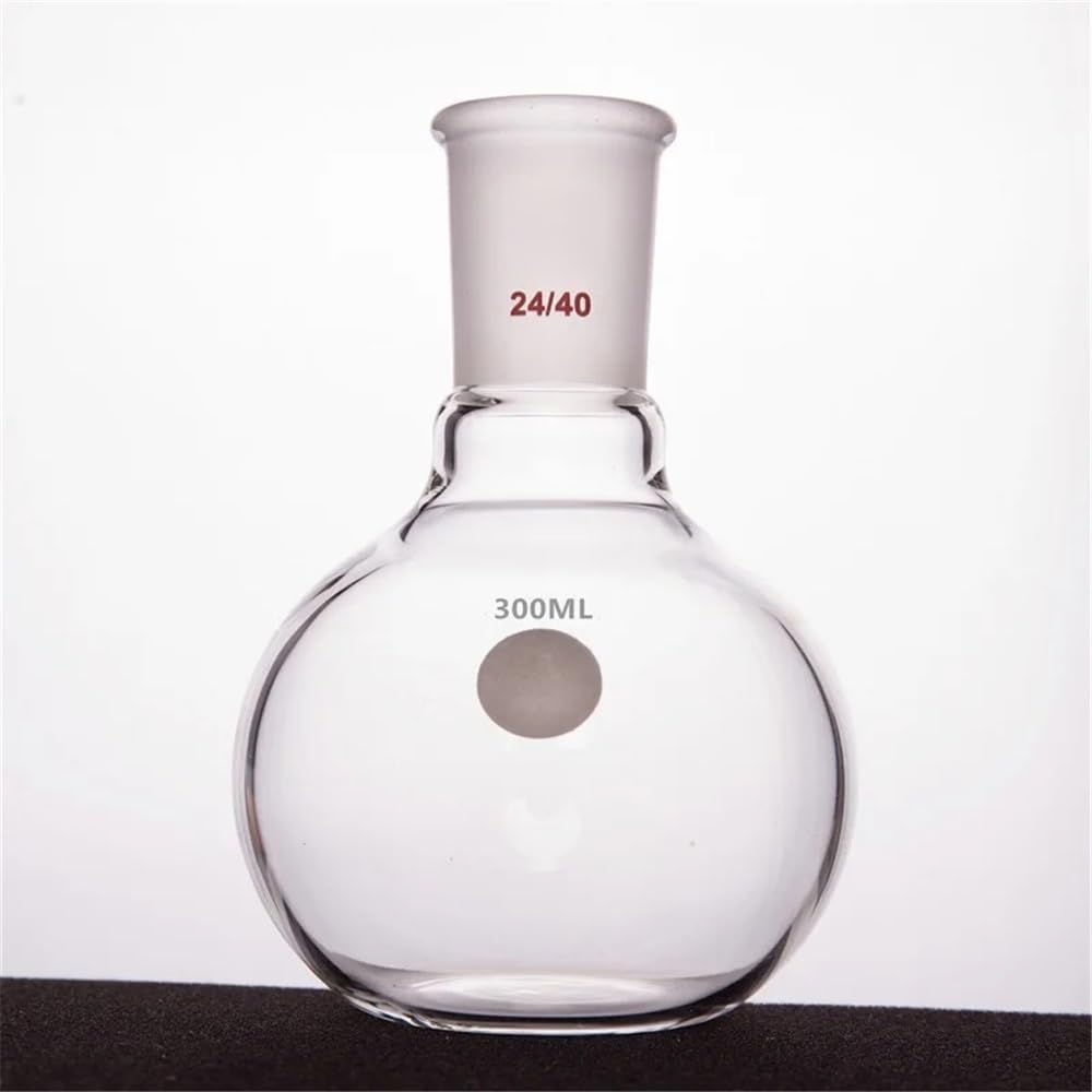 Zlewka ze szkła borokrzemowego, Laboratoryjna kolba płaskodenna z pojedynczą szyjką 24/40 Łączone szkło borokrzemianowe 1szt(1000mL-F124000)