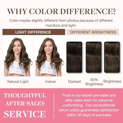 Image of GOO GOO Seamless Clip in Hair Extensions Real Human Hair Remy Extensions