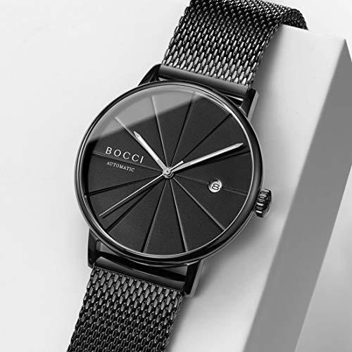 Image of Automatic Watch for Men, Japanese Automatic Mechanical Movement, Sapphire Crystal, Date Display, 50M Water Resistant, 40mm Minimalist Dress Watch