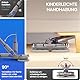 Dripl Wischaufsatz für Dyson V7/V8/V10/V11/V15/Gen5 Staubsauger, Elektrischer Bodenwischer mit Abnehmbaren Wassertank und 6 Waschbare Mopps + 1 Füllbehälter