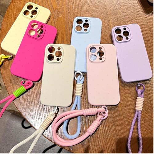 Dragonne silicone iPhone 13 Pro Max rose souple et ultra résistante - 2