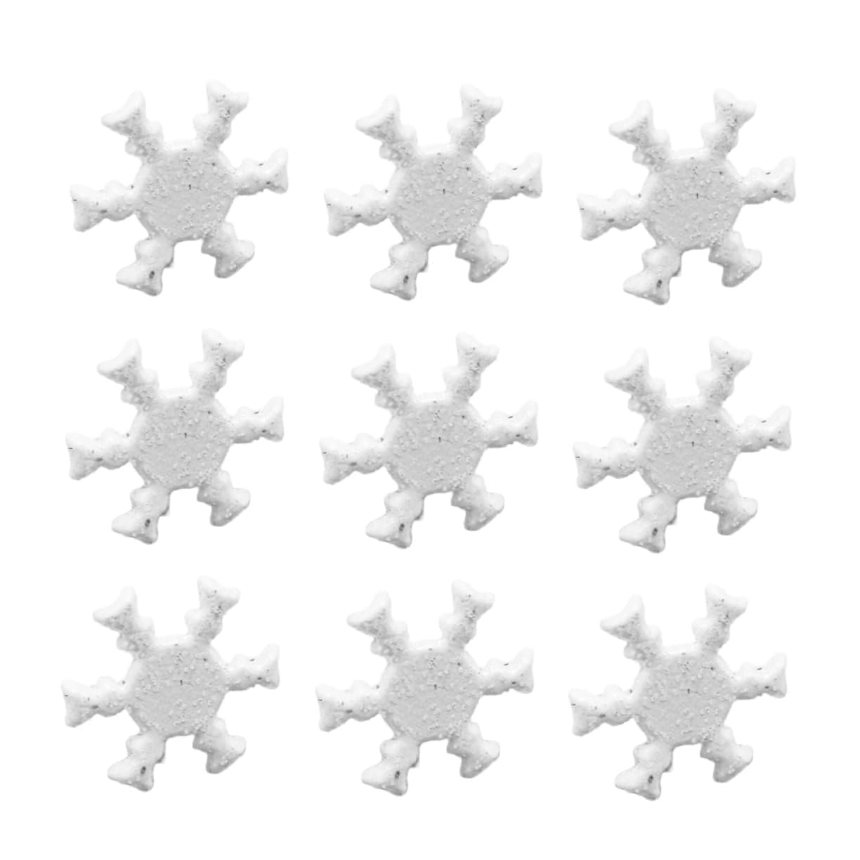 DOITOOL Retro Design Metal Snowflakes Brad Fasteners 50 Pcs Christmas Theme Brads for Cardmaking Decorations