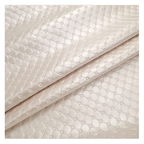 Tissu simili cuir souple lotus 1.38x6m et 0.8mm pour la rénovation de canapé