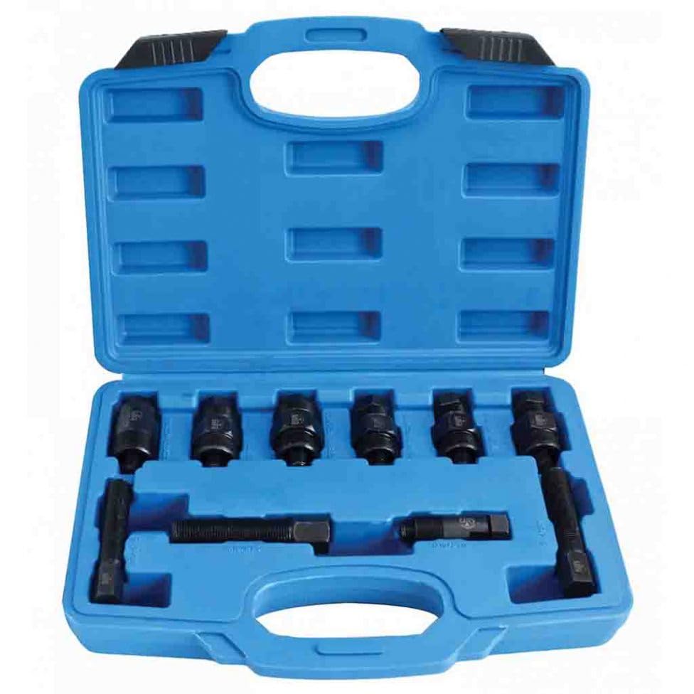 SIO Juego Extractor Plato Magnético y Volante Magnético Motos 15 Piezas – Kit Extractores Universales para Encendido, Alternador y Rotor Moto