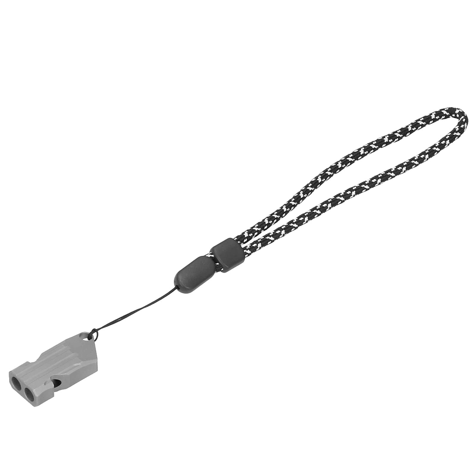 Fischietto Da Sopravvivenza Outdoor In Alluminio Blu - Doppio Tubo, Super Forte (>100 DB), Con Cordino Da 76 Cm, Per Campeggio E Sicurezza - 2
