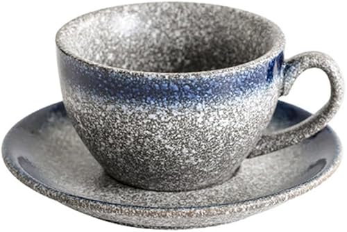 JCAKES Tazas y platillos de té, tazas de café de cerámica, taza de té, tazas de café, juego de tazas de té, tazas de té, juego de taza de café de