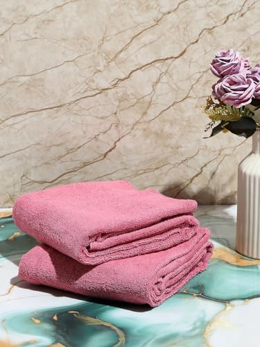 Image of MOCA by Monte Carlo Cotton 380 GSM Bath Towel (140 x 70 CM) - Peach