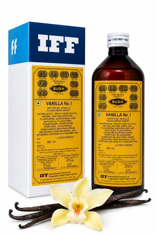 Image of IFF, Bush Vanilla No. 1, Aritifical Vanilla Flavouring Agent - 500 Ml