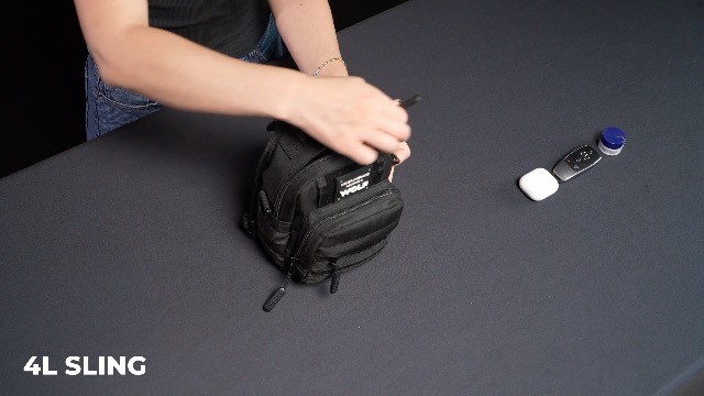 Amazon.com: WOLFpak 9L Tactical Sling Bag (Alpha Black) Concealed