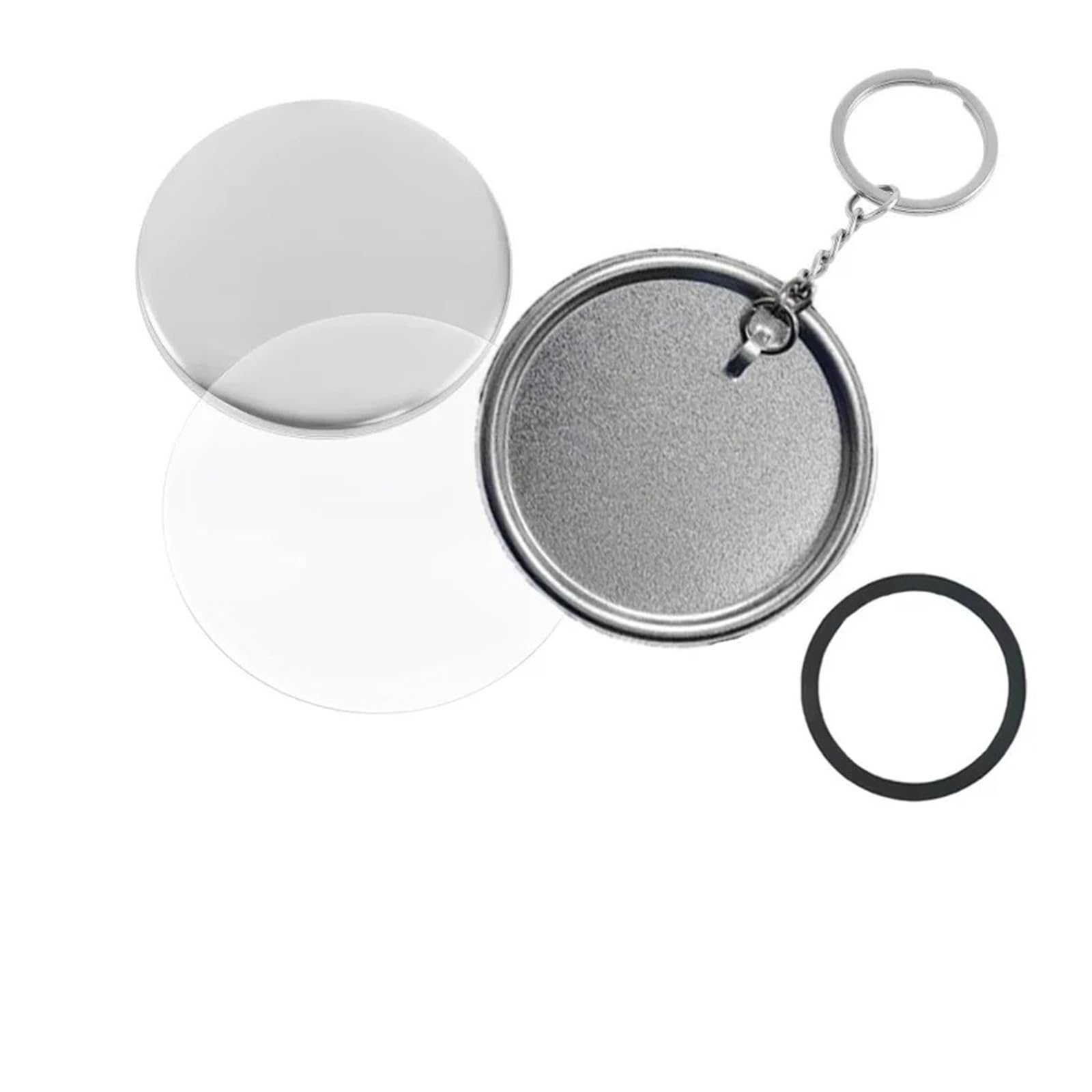 Zestaw do samodzielnego wykonania breloka 58 mm, otwieracz butelek z lustrem maszyny produkcji guzików, rękodzieło, prasa, 100 zestawów Różnego przeznaczenia